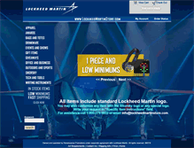 Tablet Screenshot of lockheedmartinstore.com